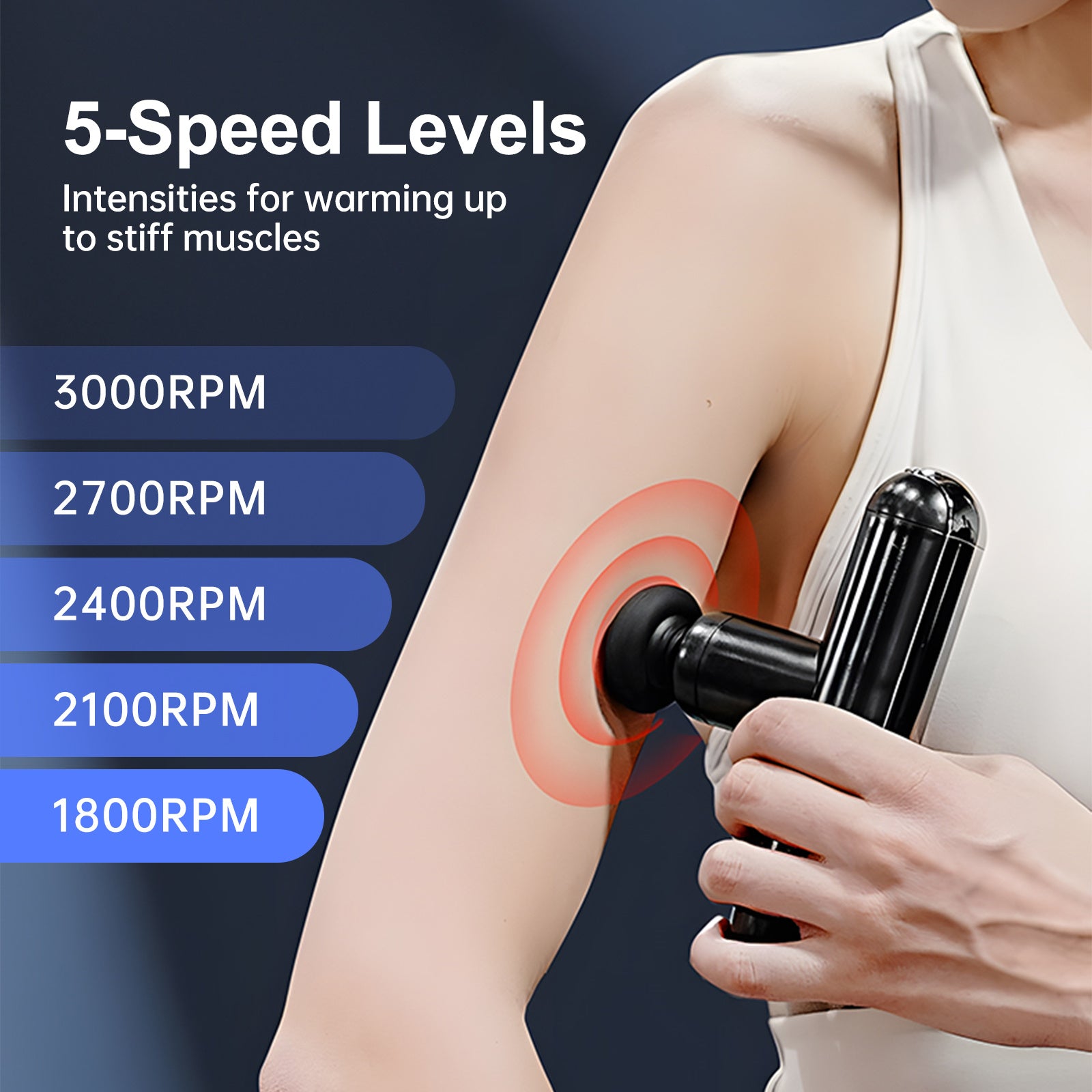 Mini Travel Massage Gun  Portable Muscle Recovery For Gym Home