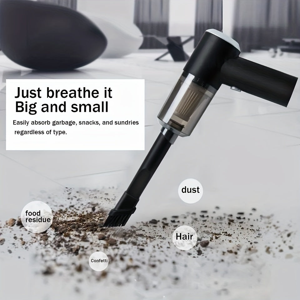 Portable Car Vacuum – High Power Cordless Cleaner for Small Spaces