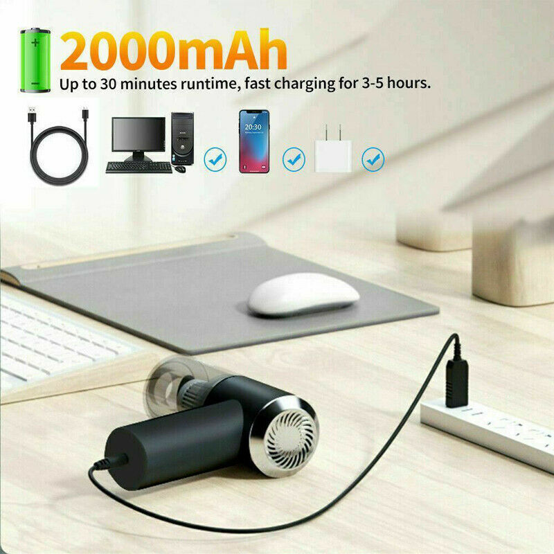Portable Car Vacuum – High Power Cordless Cleaner for Small Spaces