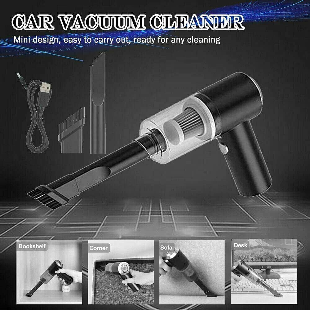 Portable Car Vacuum – High Power Cordless Cleaner for Small Spaces