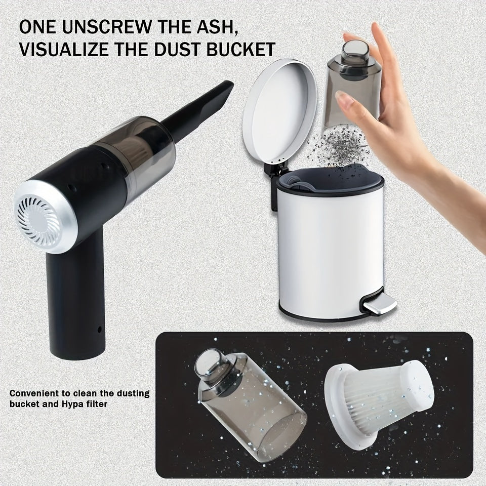 Portable Car Vacuum – High Power Cordless Cleaner for Small Spaces